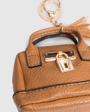 Gianni Notaro Коричневий брелок у вигляді сумки 8824CHARME