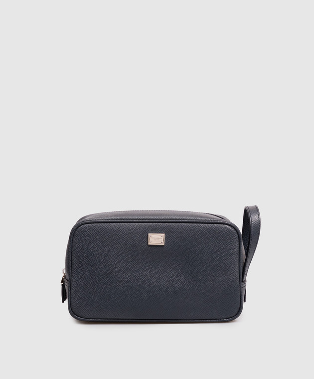 Dolce&Gabbana Синий кожаный несесер BT3310A0701