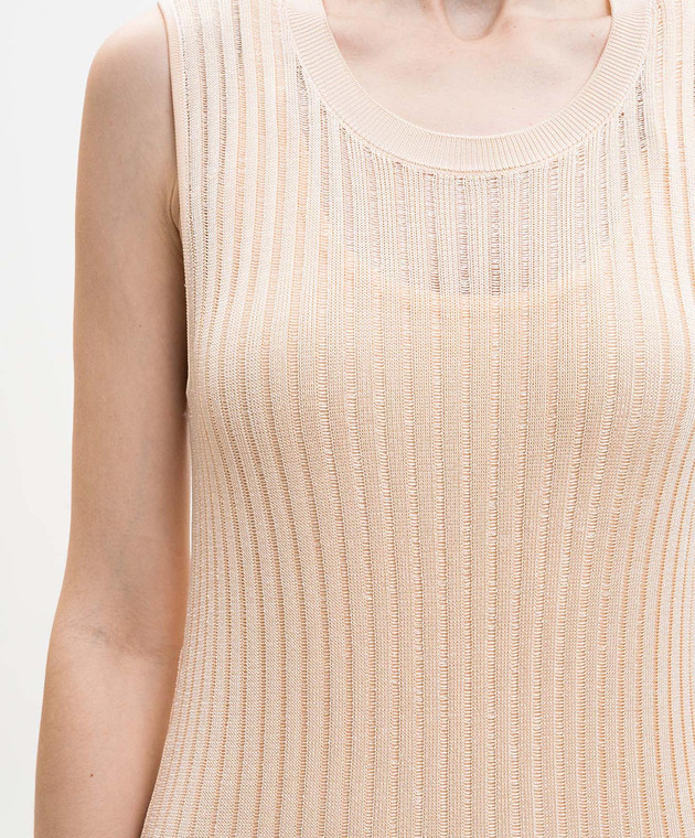 Loulou de Saison Бежевое платье ICARIA ICARIA изображение 4