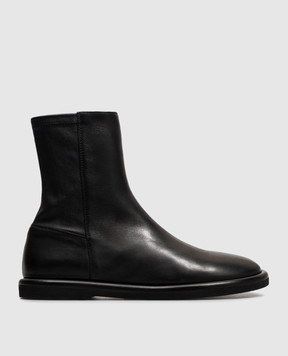 Officine Creative Чорні шкіряні черевики Marjory MARJORY106NERO