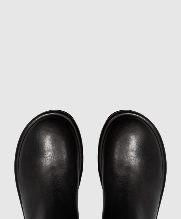 Officine Creative Черные кожаные ботинки Marjory MARJORY106NERO изображение 4