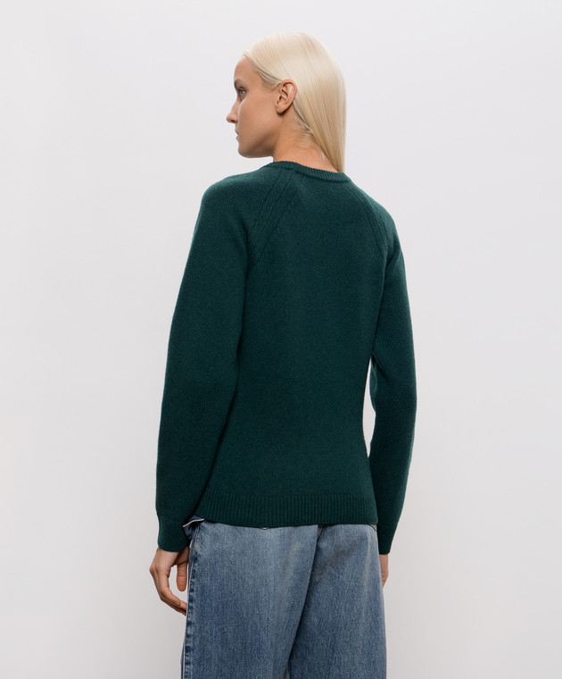 JW Anderson Зеленый свитер с шерстью KW1625YN0471 изображение 4