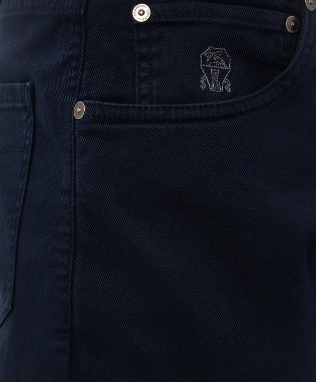 Brunello Cucinelli Сині джинси M277PX1290 зображення 5