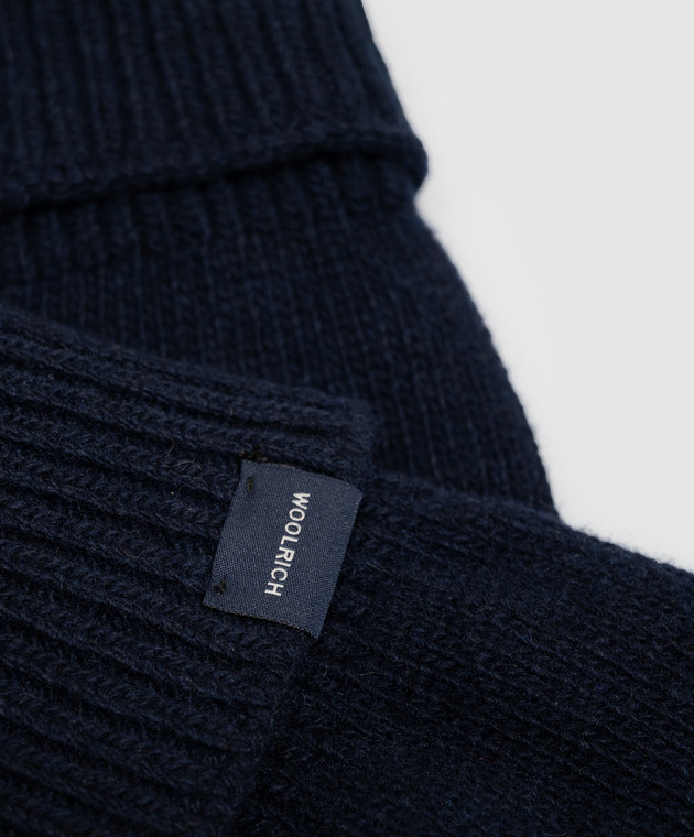 Woolrich Сині рукавички з вовною CFWOAC0347MBUF0659 зображення 3