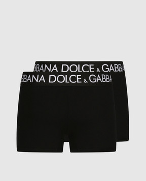 Dolce&Gabbana Набір чорних трусів-боксерів M9D70JONN97