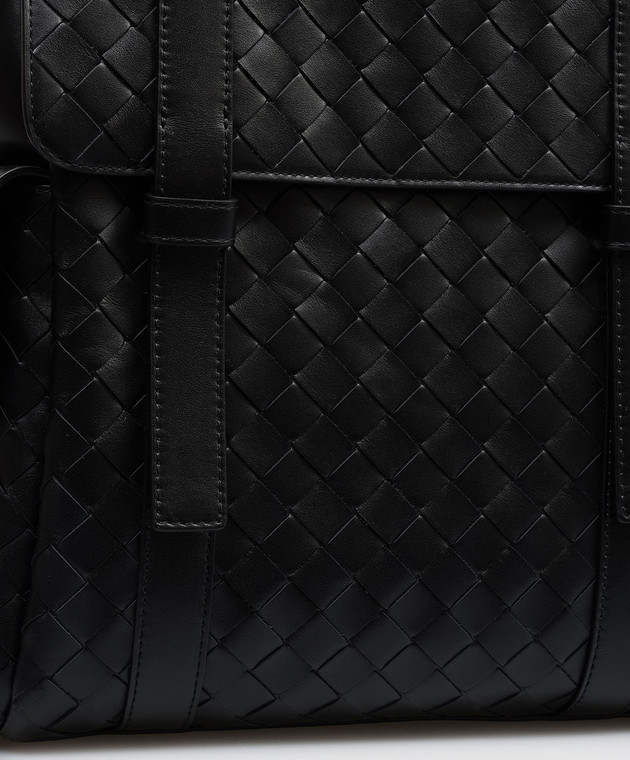 Bottega Veneta Черный кожаный рюкзак Back To School 805971V2HL1 изображение 4