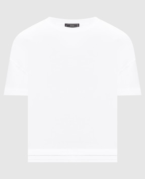 Herno Белая футболка из хлопка JG000264D52003