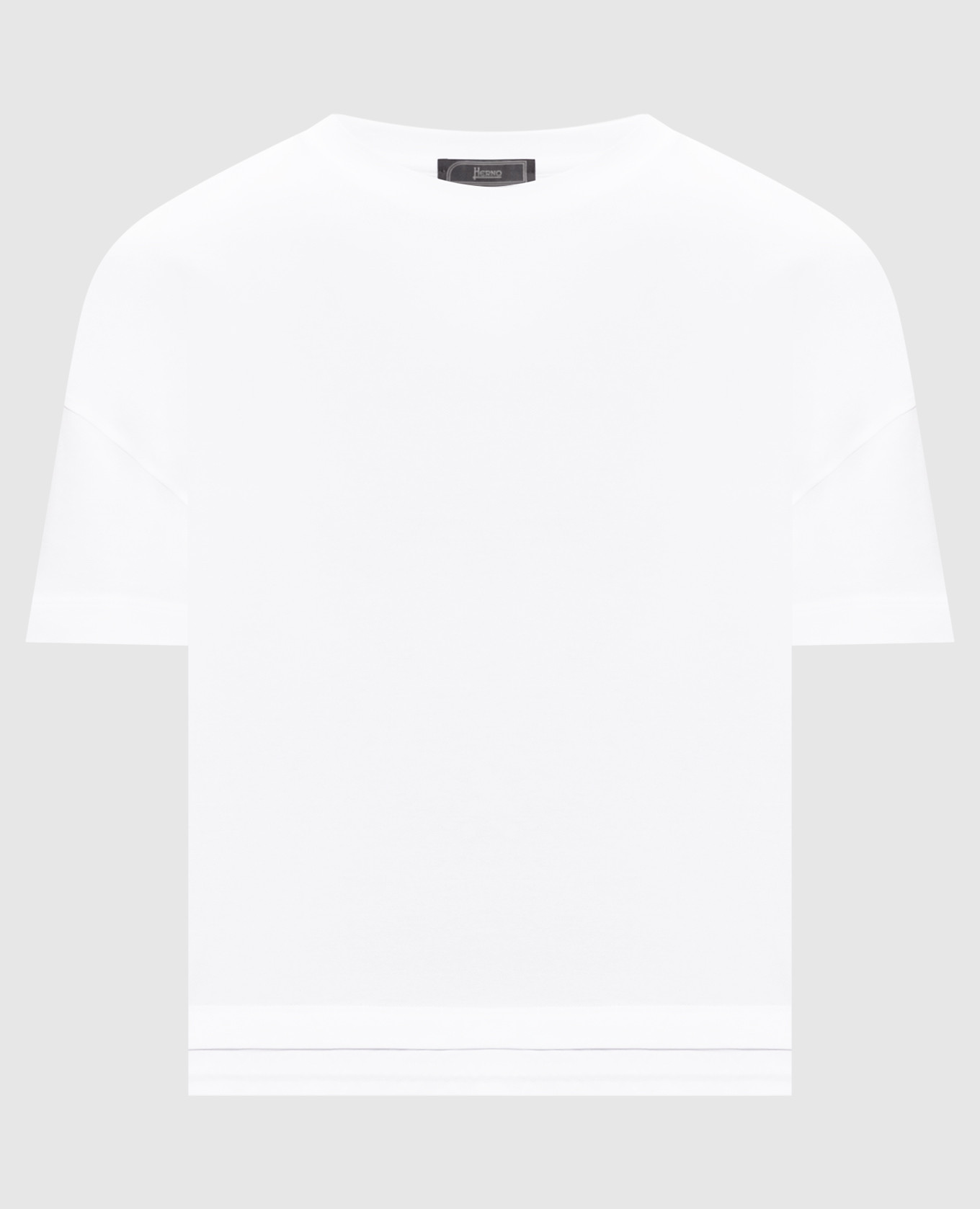 

Белая футболка из хлопка, Белый, Футболки