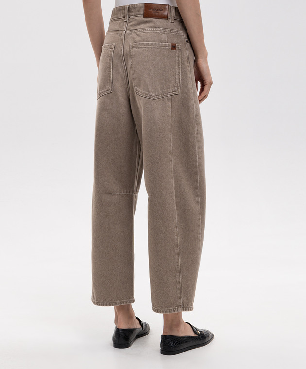 Max Mara Weekend Бежеві джинси ARCADIA WKDARCADIA зображення 4