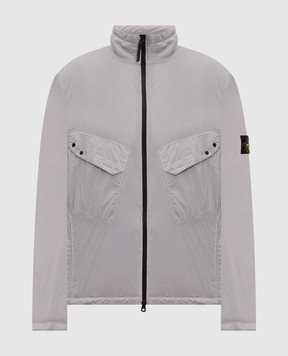 Stone Island Голубая куртка с патчем логотипа L2S15Q100021S0474