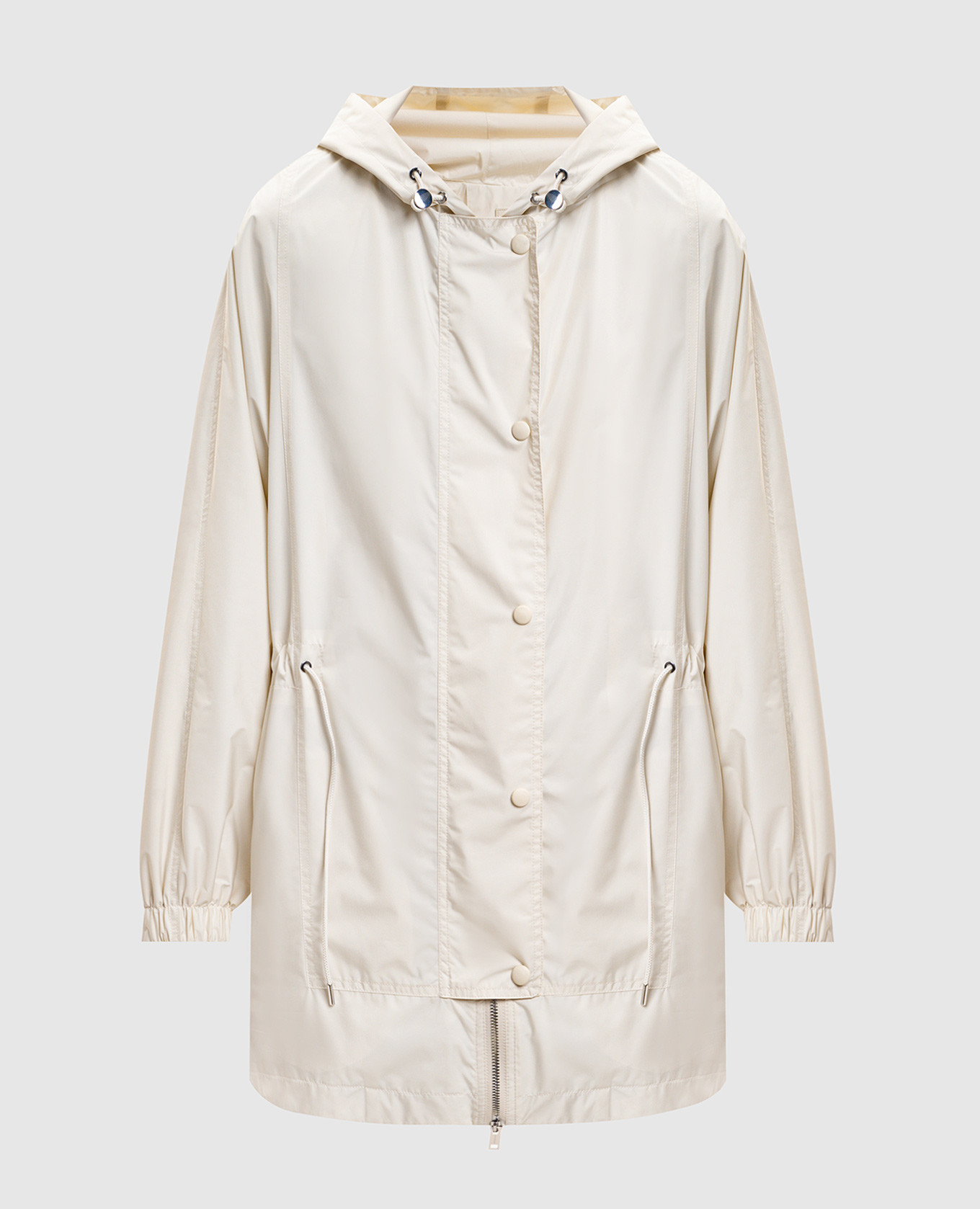 

Бежевая ветровка с капюшоном, Бежевый, Ветровки