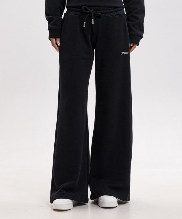 Off-White Чорні спортивні штани 2FH00338B зображення 3