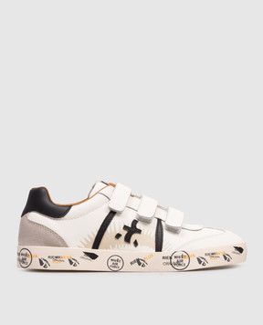 Premiata Дитячі білі шкіряні кросівки Andy 322094523639
