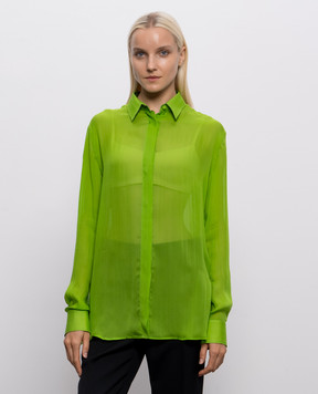 Tom Ford Зелена блуза із шовку CA3343FAX1766