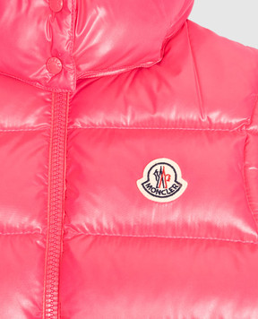Moncler ENFANT Детский розовый пуховый жилет L29541A00039597Z8