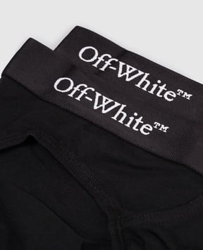 Off-White Набір трусів-сліпів з логотипом OMUF003C99JER001