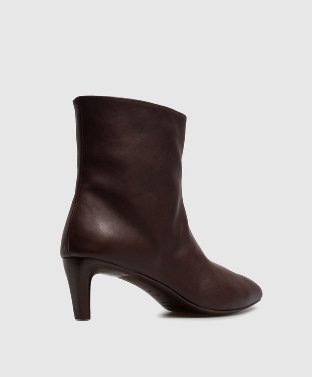 Officine Creative Коричневі шкіряні ботильйони SUZY SUZY002 зображення 3