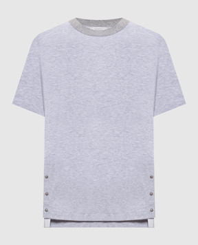 Peserico Серая меланжевая футболка A06369J005635