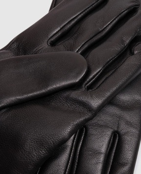 Gianni Chiarini Черные кожаные перчатки GNA1525NA