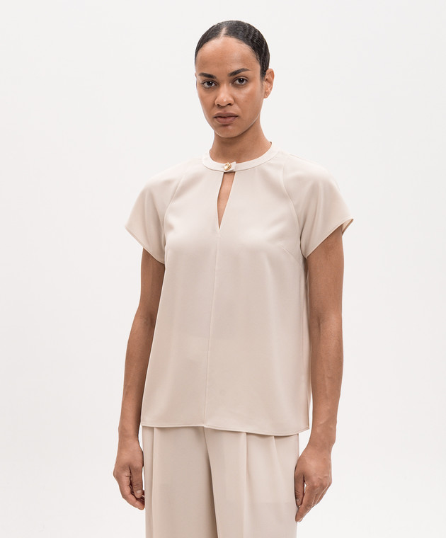 JOSEPH Бежевая блуза Donna JF009883 изображение 3