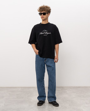 Axel Arigato Черная футболка LDN Washed Sky A4413001