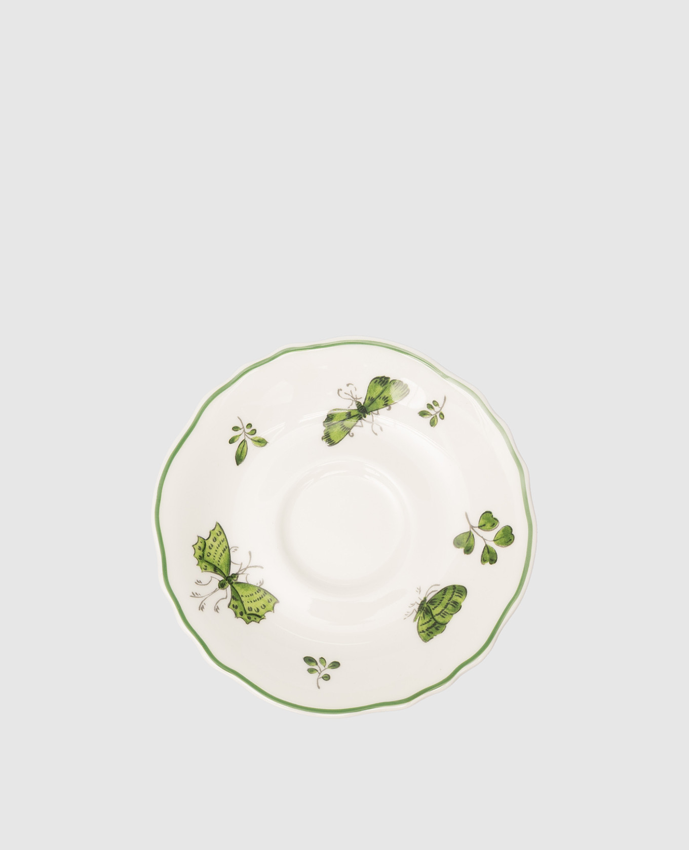 

Белое фарфоровое блюдце для чашки для чая Rosa Rosae, Белый, Посуда