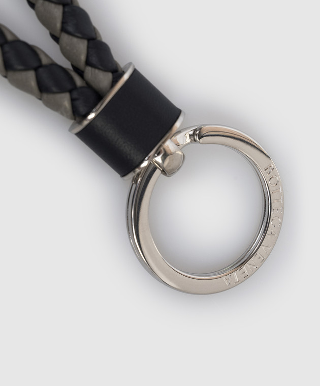 Bottega Veneta Кожаный брелок Intreccio 709727VAPI2 изображение 2