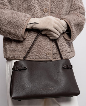 Brunello Cucinelli Бежеві рукавички з кашеміру M12147189