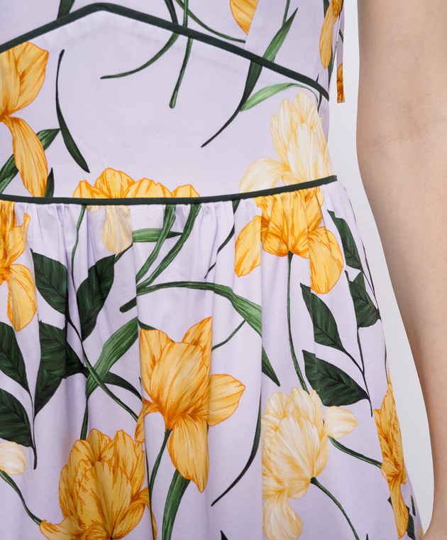 Christy Lynn Фіолетовий сарафан Saphina в квітковий принт CLD114BF80 зображення 4