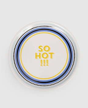 Bitossi Home Біла порцелянова тарілка для піци So Hot GST00004