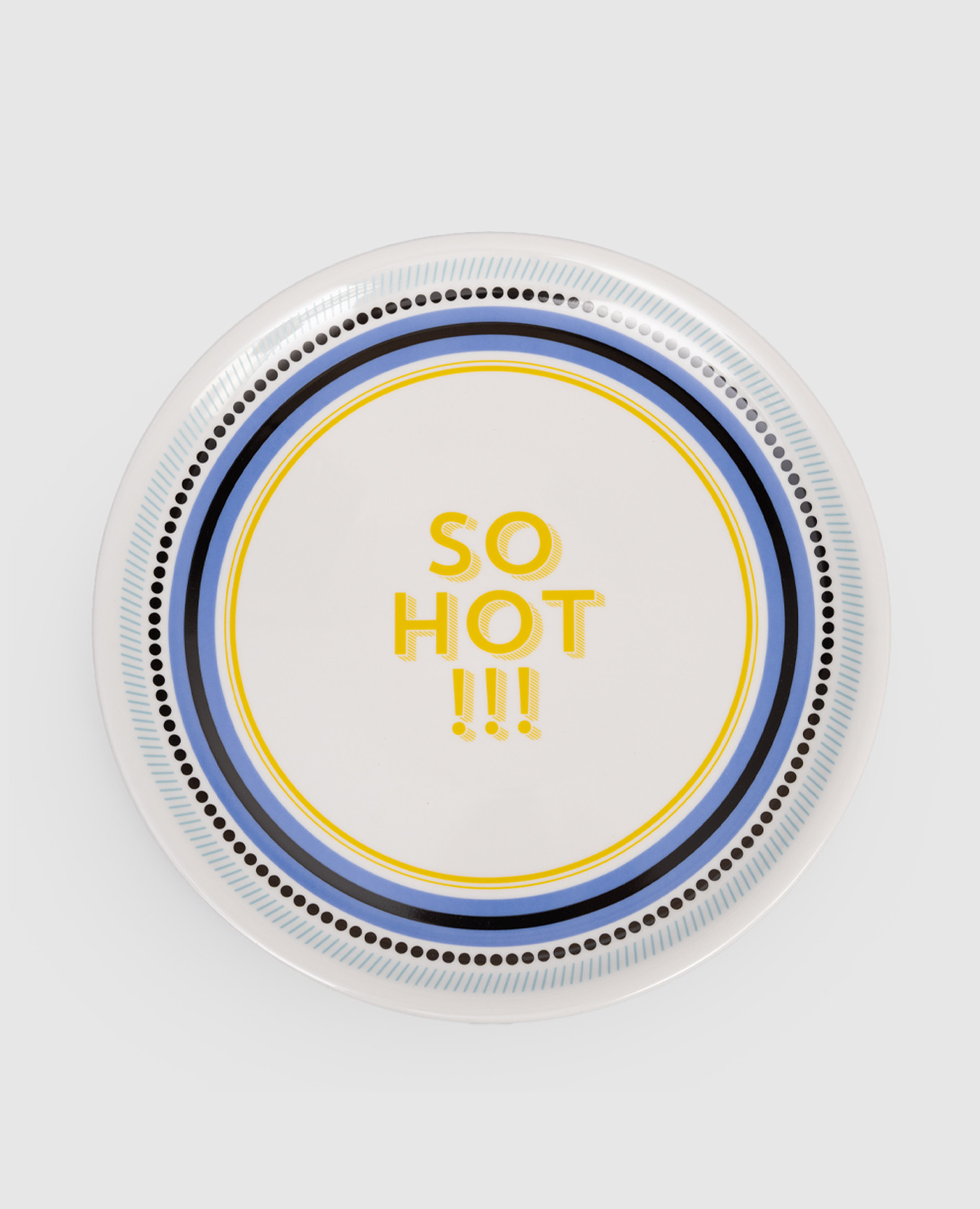 

Белая фарфоровая тарелка для пиццы So Hot, Белый, Посуда