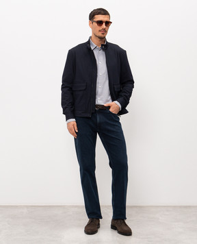 Trussardi Сіра сорочка з вишивкою логотипа 5006N000054NMS150T11