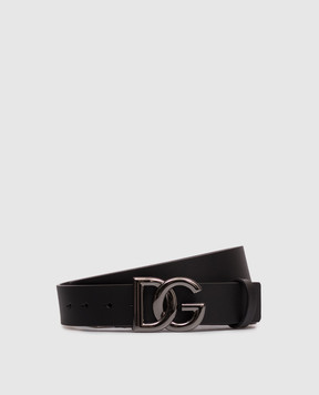 Dolce&Gabbana Черный кожаный ремень BC4644AX622
