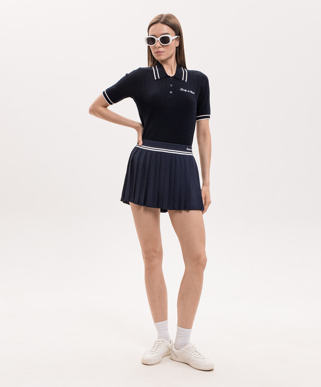Sporty & Rich Синя спідниця-плісе Abigail SK01275326BL106 зображення 2