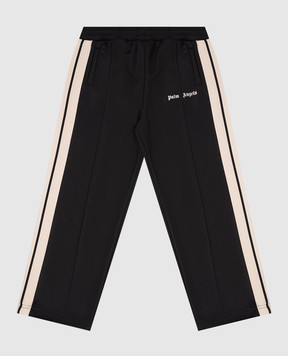 Palm Angels Дитячі чорні спортивні штани PBCJ002S26FAB001