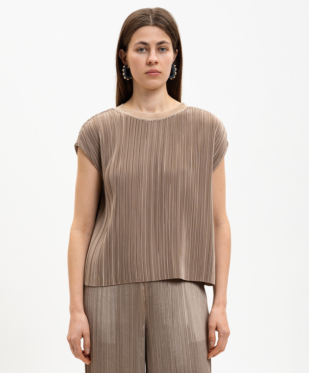 JOSEPH Бежевий топ Cerde JF009745 зображення 3