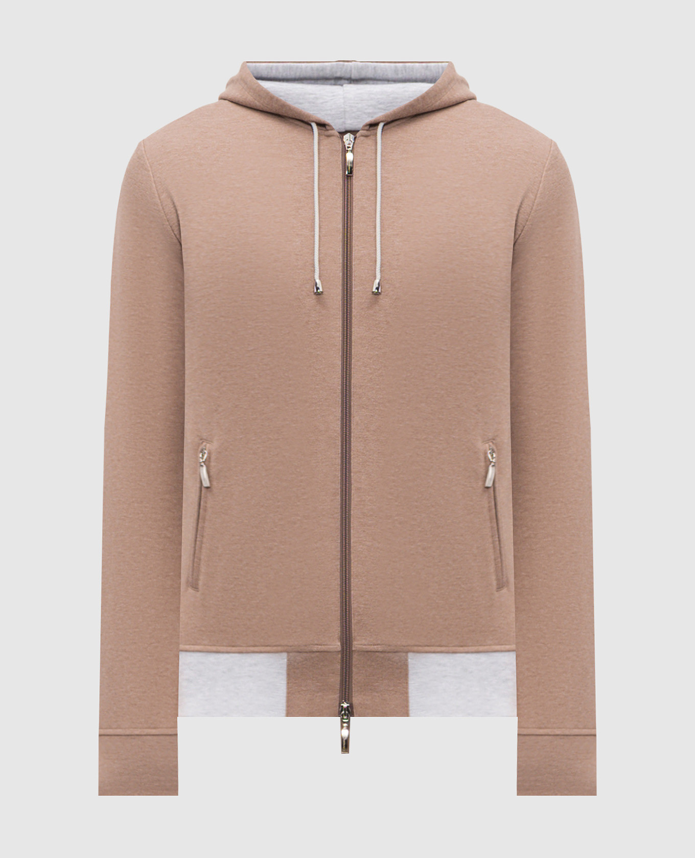 Коричневая спортивная куртка