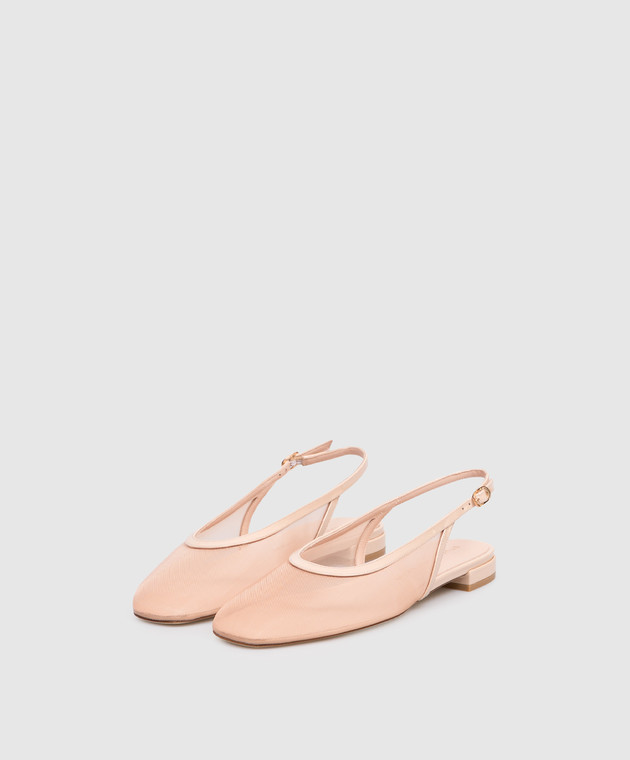 Stuart Weitzman Бежевые слингбеки Bareitall SN771 изображение 2