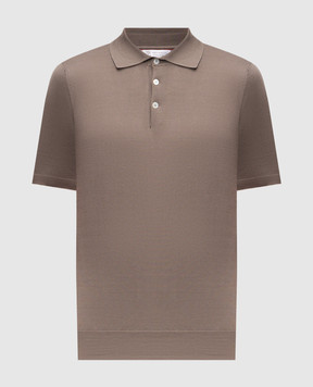 Brunello Cucinelli Коричневе поло M29800125