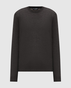 Dolce&Gabbana Сірий джемпер з кашеміру GXX02TJBW1W