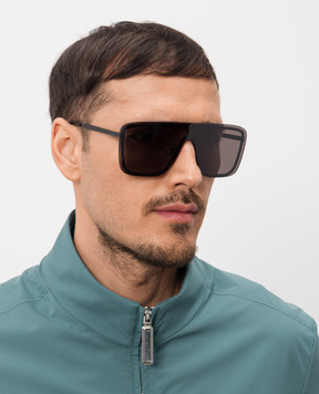 Saint Laurent Чорні сонцезахисні окуляри Shield 610923Y9902