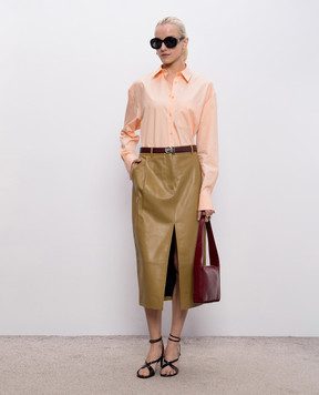 Khaite Помаранчева сорочка Newton 2468195