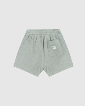 Dolce&Gabbana Дитячі зелені шорти L14Q07FU5YU