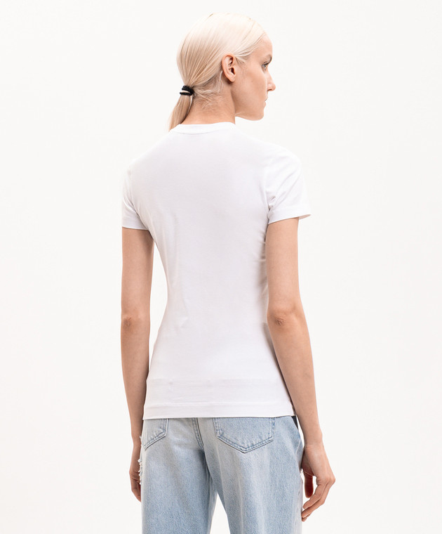 Off-White Біла футболка Dream World 29A00305T зображення 4