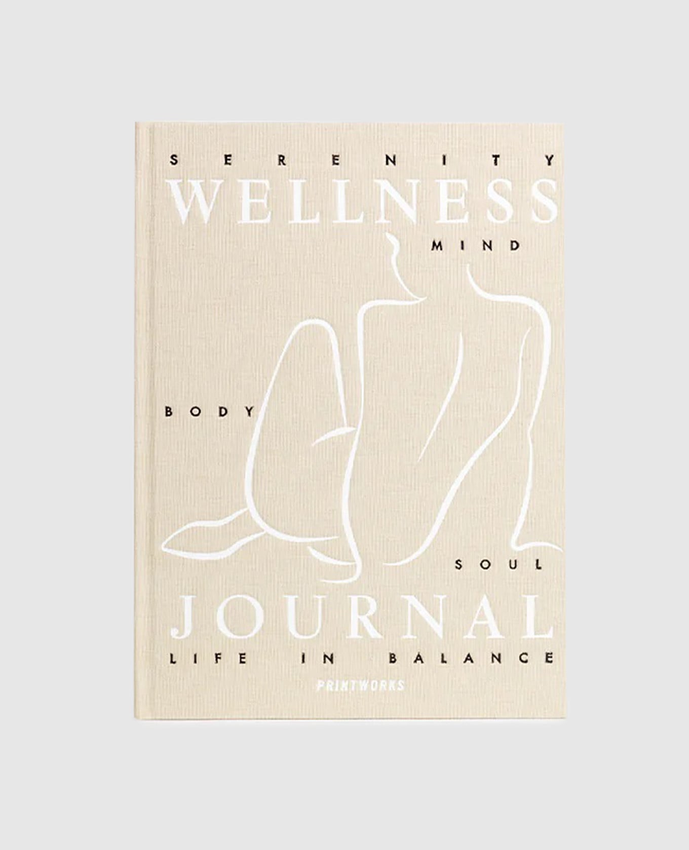 

Бежевый недатированный планер-еженедельник WELLNESS, Блокноты