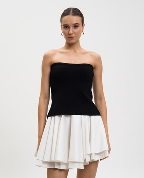 Simkhai Черное многослойное платье Isabelle 6251214B