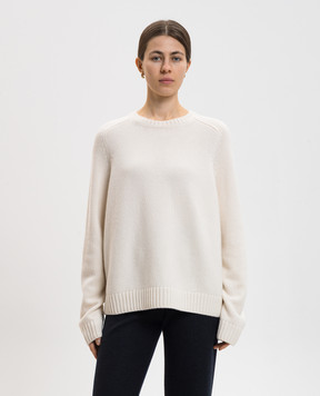 Loro Piana Білий светр Parksville з кашеміру FAM9054sh