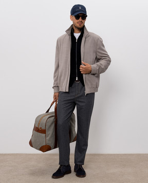Brunello Cucinelli Серая куртка из шерсти MV4676379