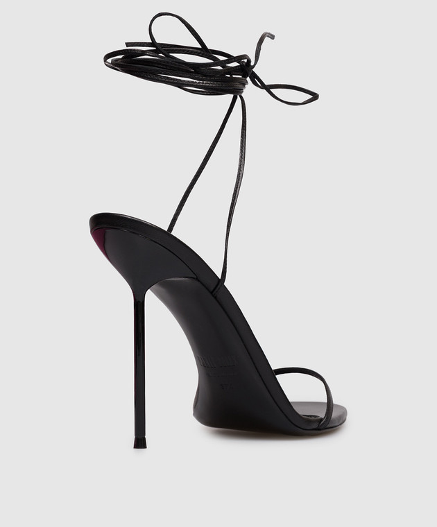 Paris Texas Черные кожаные босоножки Lidia PX1936XNPP3 изображение 3