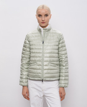 Moncler Зеленая пуховая куртка Azalee L10931A00099597QN